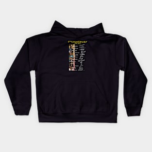 17Th Anniversary 2005 2022 Supernatural Signatures Kids Hoodie